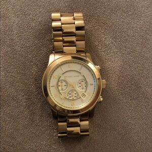 Michael Kors Gold Chronograph Watch